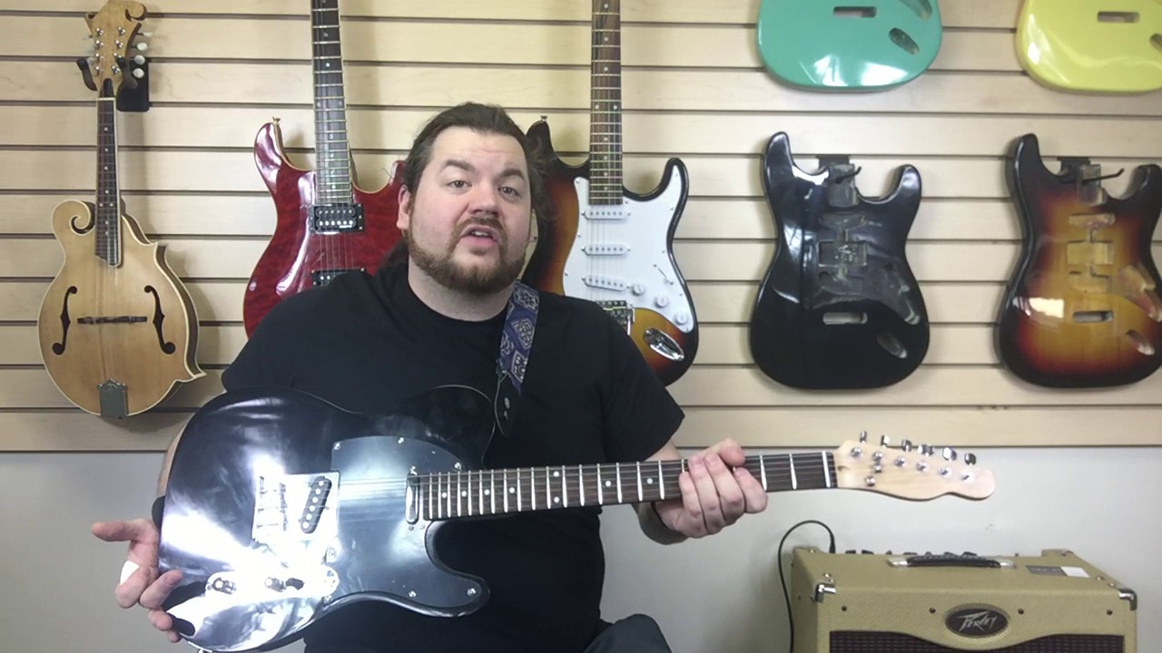 SOLO Diy Guitar Kit, Model TCK-  Demo 3