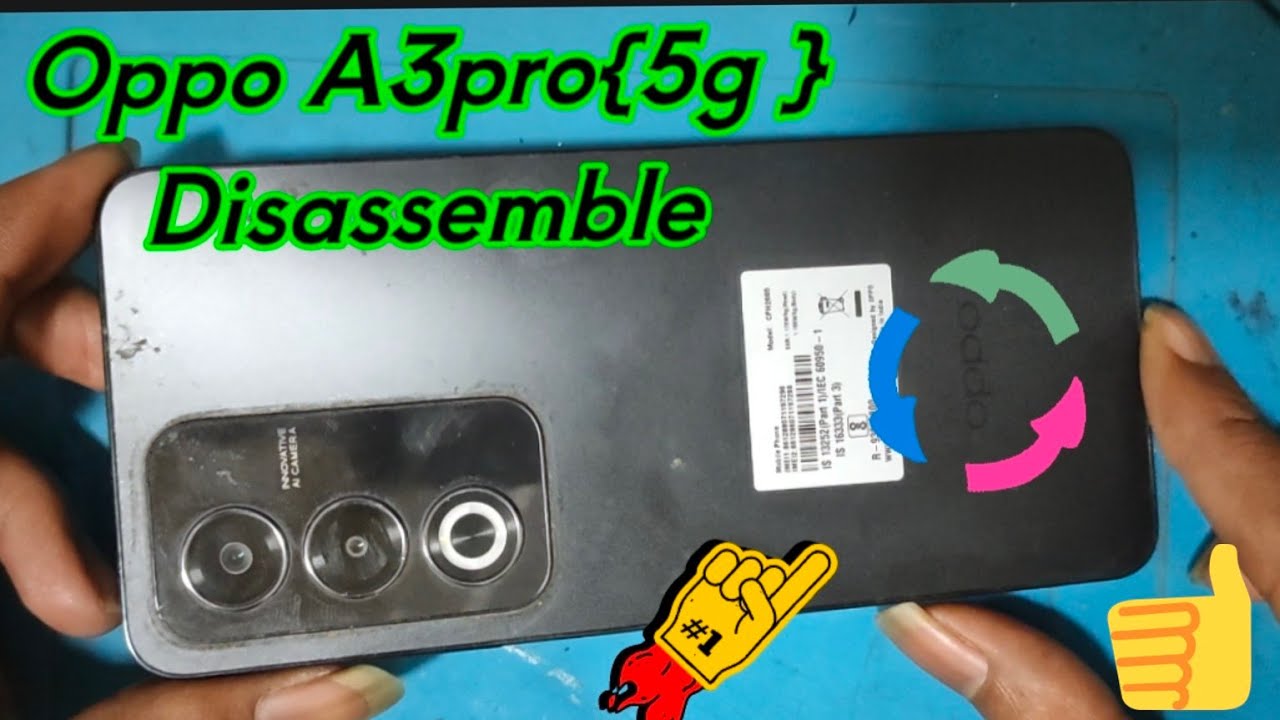 OppoA3pro5g Disassemble|OppoA3pro Fingerprint Remove|OppoA3proBattery Open|Oppo A3proDisplay Remove