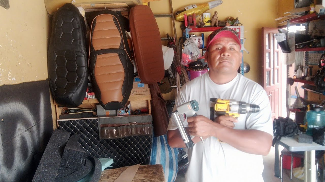 Asiento para moto kingo tapizado