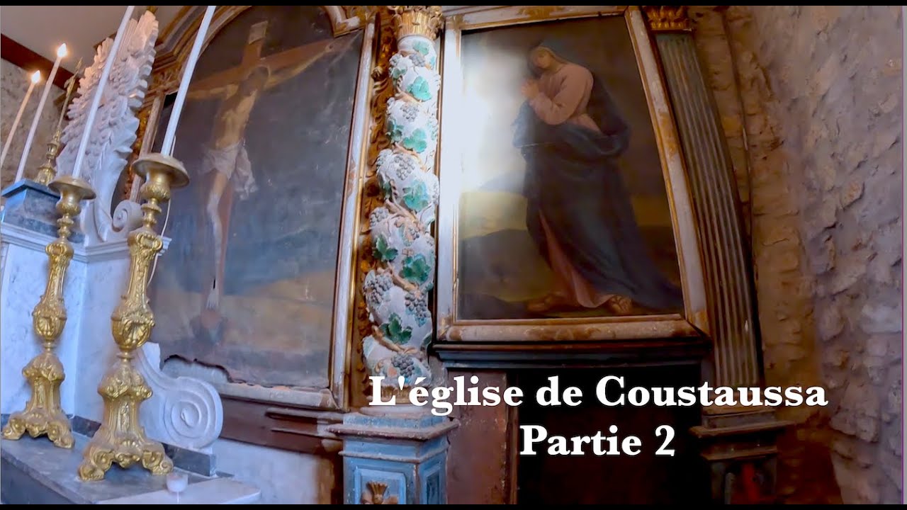 Rennes le château   L'église de Coustaussa episode  2