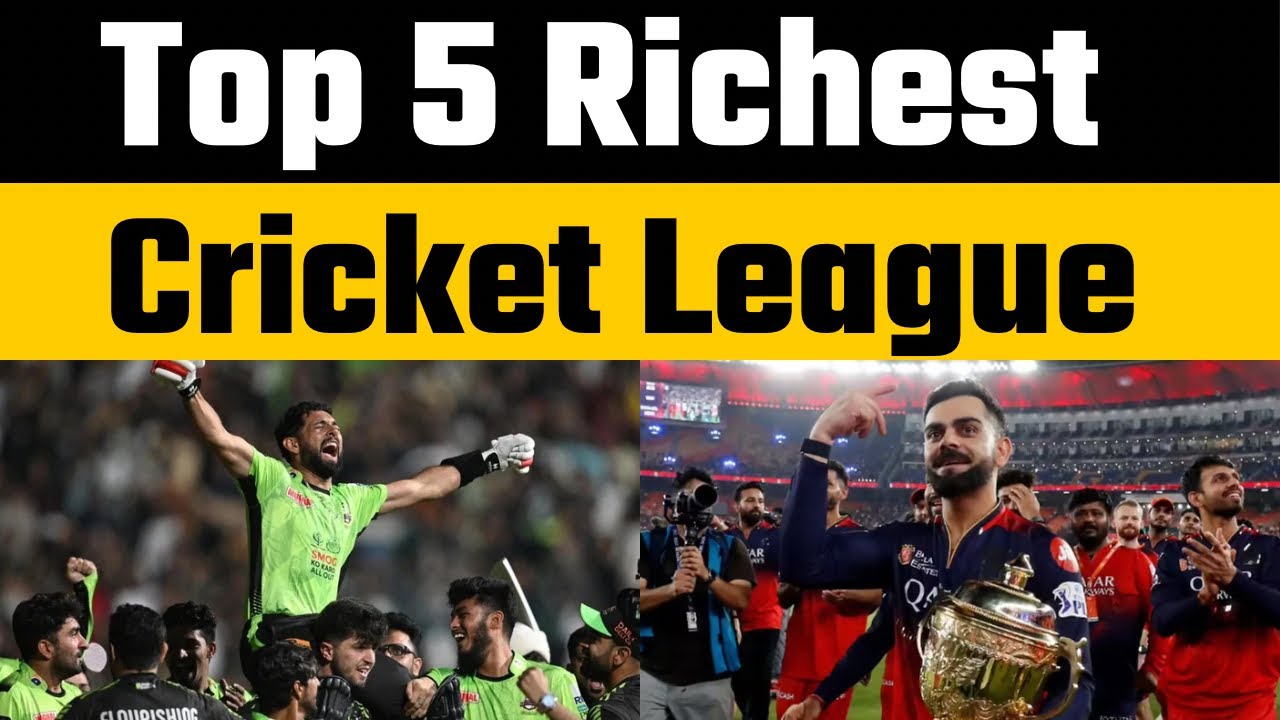Top 5 Richest Cricket Leagues in the World 2026 in terms of Media Rights Value Per Year 