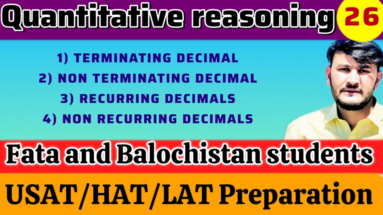 LEC:26 TYPES OF DECIMALS FOR HEC/USAT/HAT/LAT TEST 2025 BY NK ACADEMY