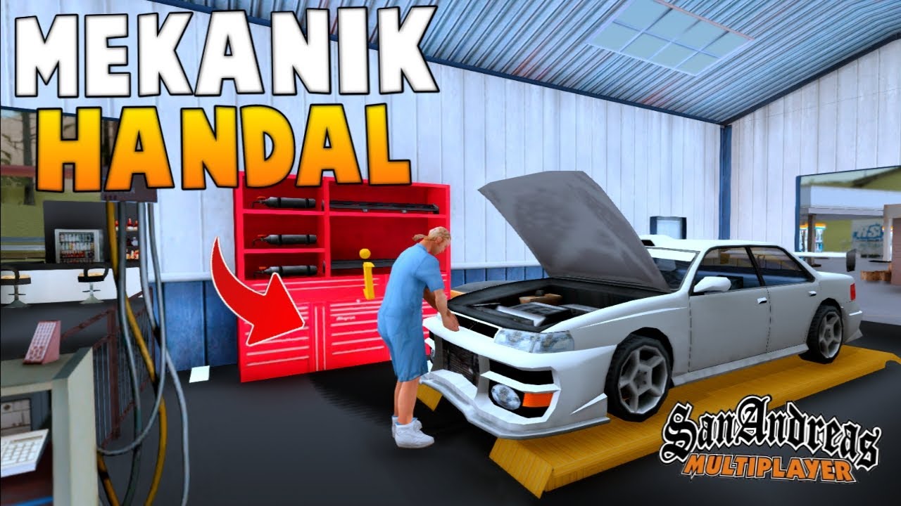 AKU MENCOBA MENJADI MEKANIK DIKOTA !! GTA SAMP MERDEKA REALITYR ROLEPLAY INDONESIA