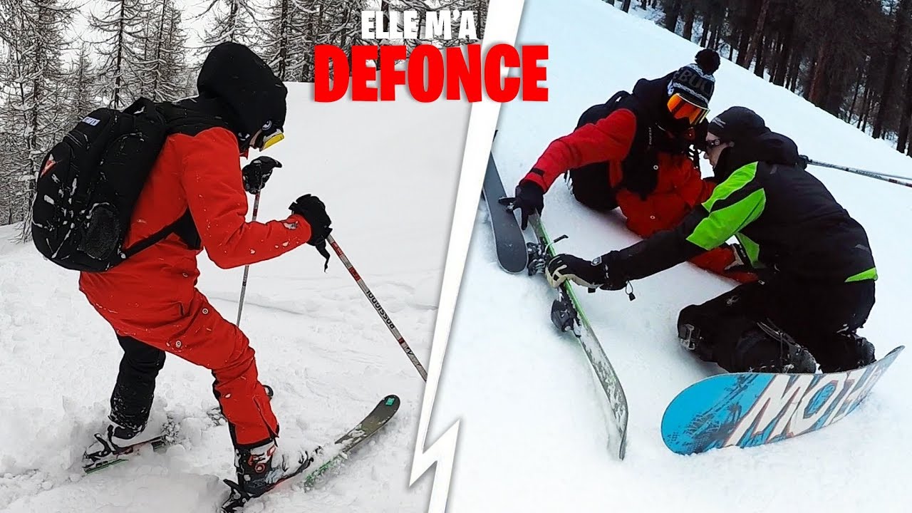 BORDER CROSS ET CHUTES, MA COPINE ME DEFONCE ! (VACANCES A SERRE CHEVALIER) ❄️