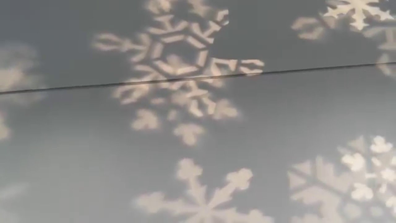 Orange County Los Angeles Snowflake Gobo Rental