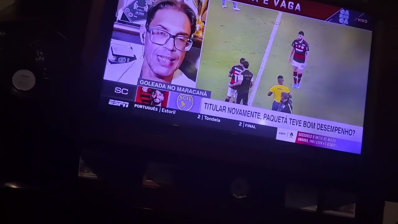 GOLEADA DO FLAMENGO SOBRE O SAMPAIO CORREIA. 