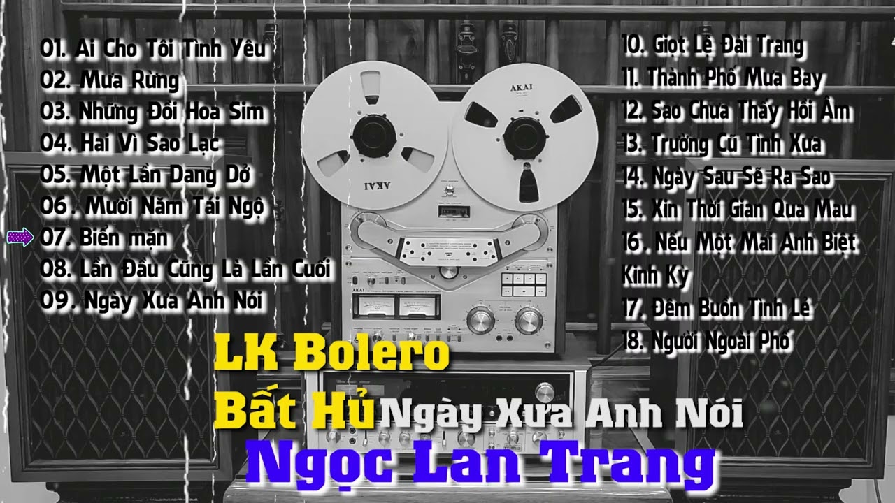 LK Cha ChaCha Bất Hủ - Ngày Xưa Anh Nói - Ngọc Lan Trang | Lyrics Audio Lossless Cực Hay