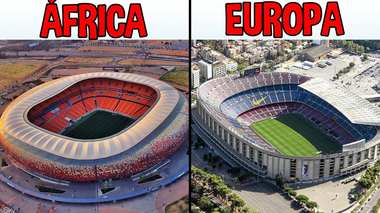O MAIOR ESTÁDIO de CADA CONTINENTE!!