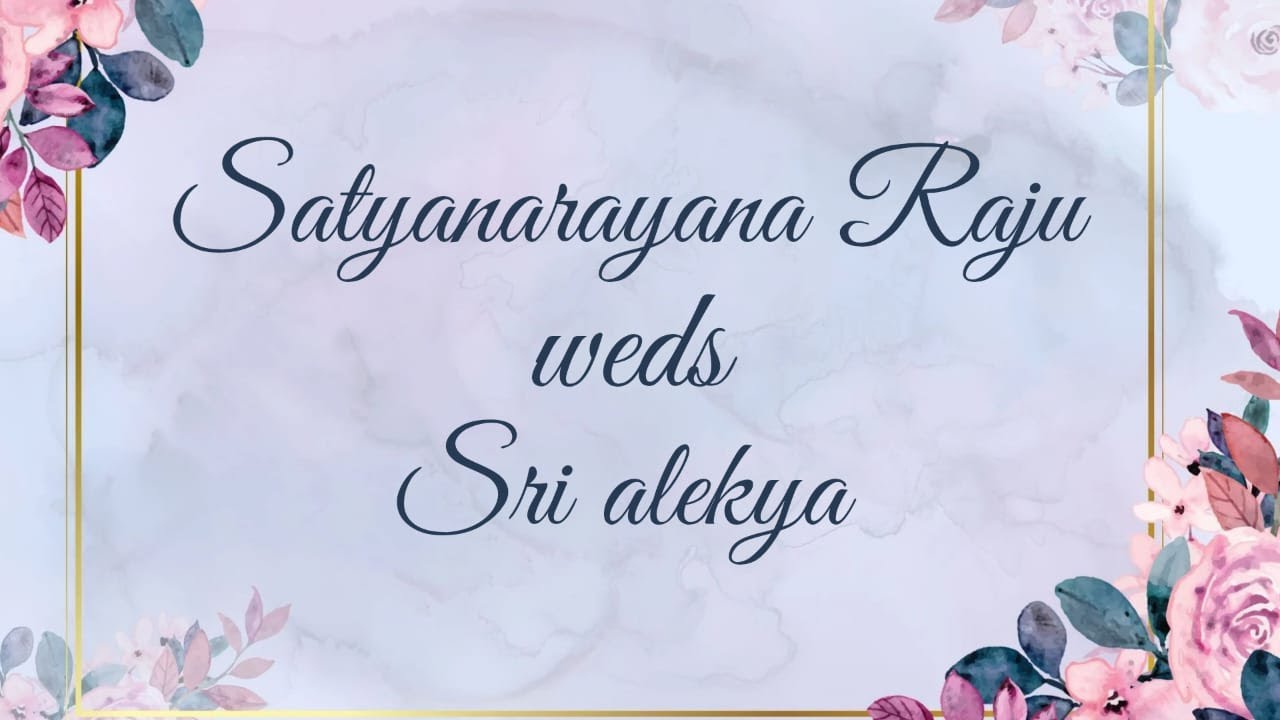 SATYANARAYANA RAJU WEDS SRI ALEKYA WEDDING CEREMONY || 8TH MAY 2025 || LIVE BY MJ LIVE EVENTS