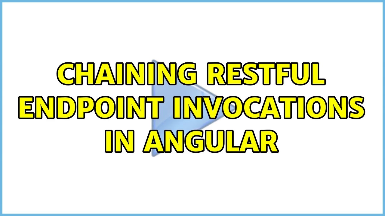 Chaining RESTful endpoint invocations in Angular