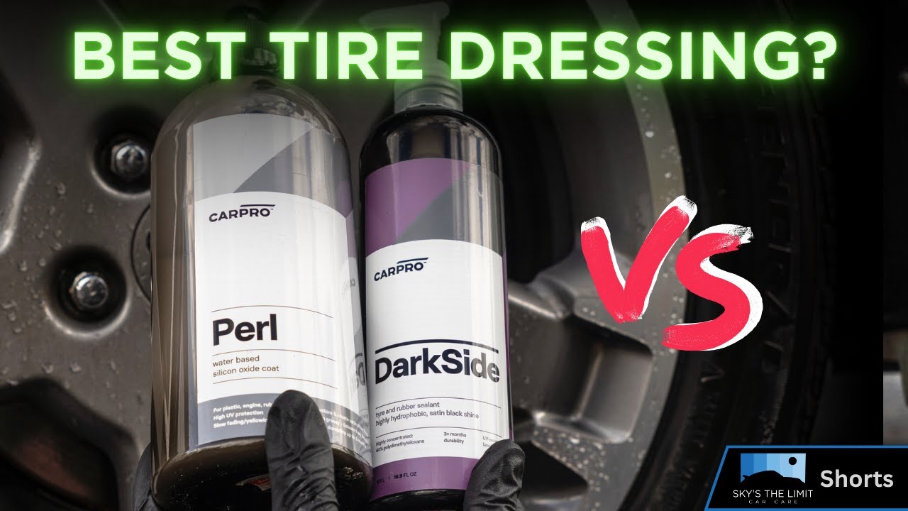 CARPRO PERL vs. DarkSide — Which Tire & Trim Product is Right for You?
