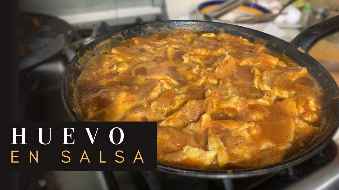 Huevo en Salsa Asada con $30 pesos para 4 Personas