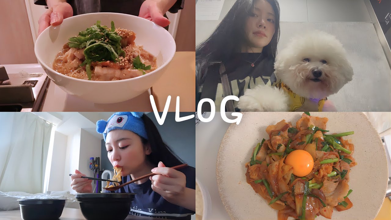30代派遣社員の日常VLOG｜休日を楽しみに生きる｜夏バテ予防ご飯🍚｜マチアプ,zozo購入品,自炊記録
