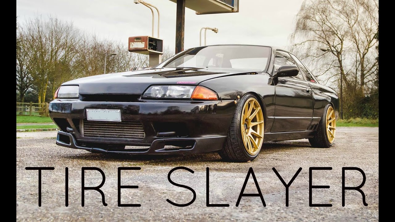 🐒 NISSAN SKYLINE R32 SMOKES TIRES DAILY