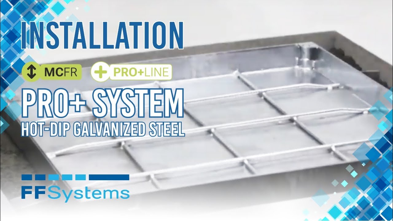 FF System PRO+ Stahl feuerverzinkt | Schachtabdeckung / Schachtdeckel | Montage FF Systems