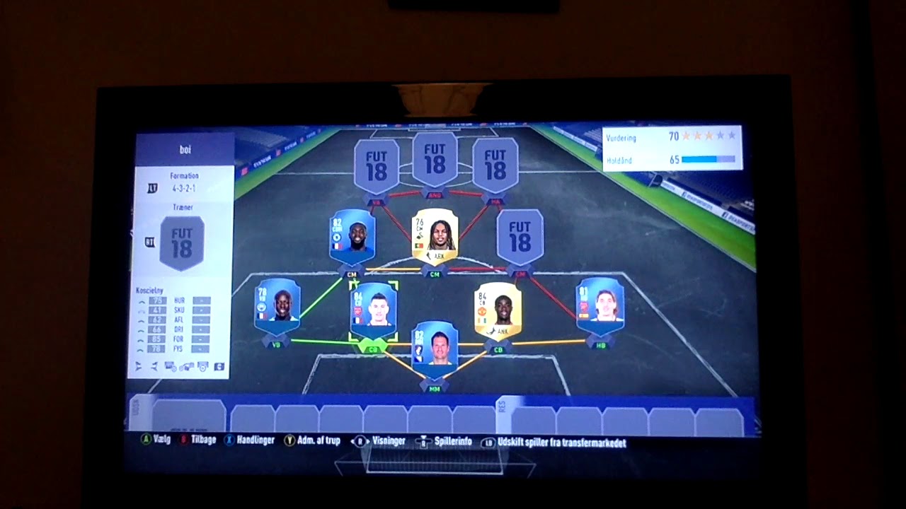 Squad builder 50 k Team FIFA 18