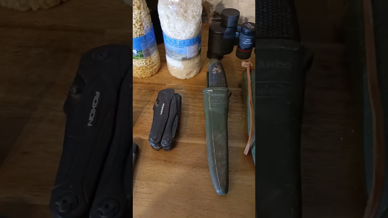 kit d'évacuation ultra léger comprennant un sac de jambe et un sac de torse 🤠🤙