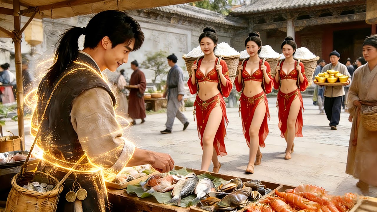 研究院男神穿成古代全村唯一男人！率寡婦團造鹽造槍造熱氣球，暴打土匪驚呆女帝：跟朕混！#逆襲 #爽文 #爽劇工廠