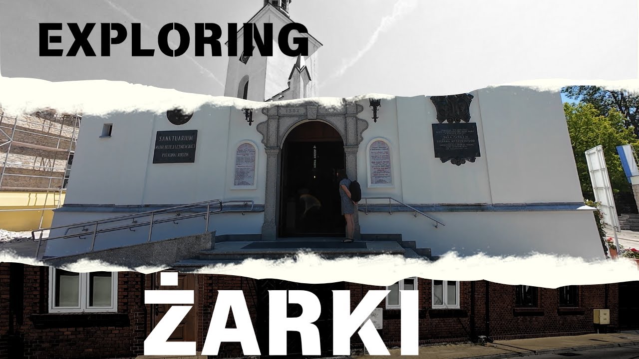 Żarki (jewish), Poland 4K Walking Tour, Spacer po Żarkach (żydowskich), Polska