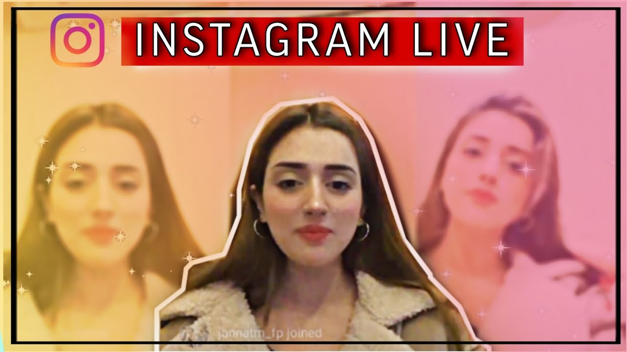 || JANNAT MIRZA LIVE ON INSTAGRAM ||