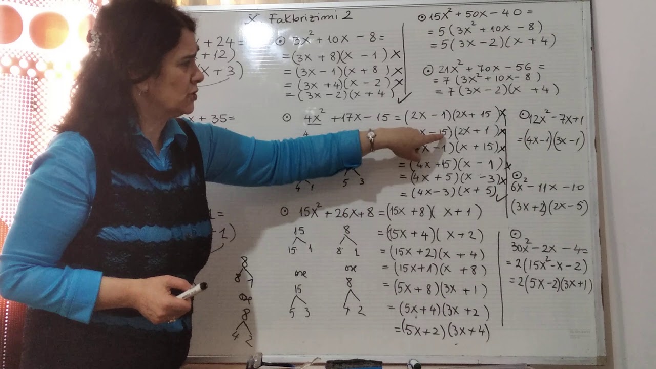 X.Faktorizimi. Trinomi F2 iii)