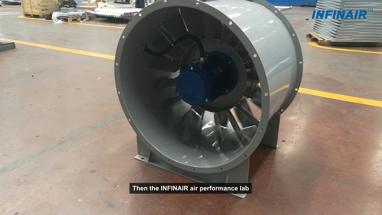 Highly Efficient Inline Vane Axial Fan Impeller Type M - YFIAM