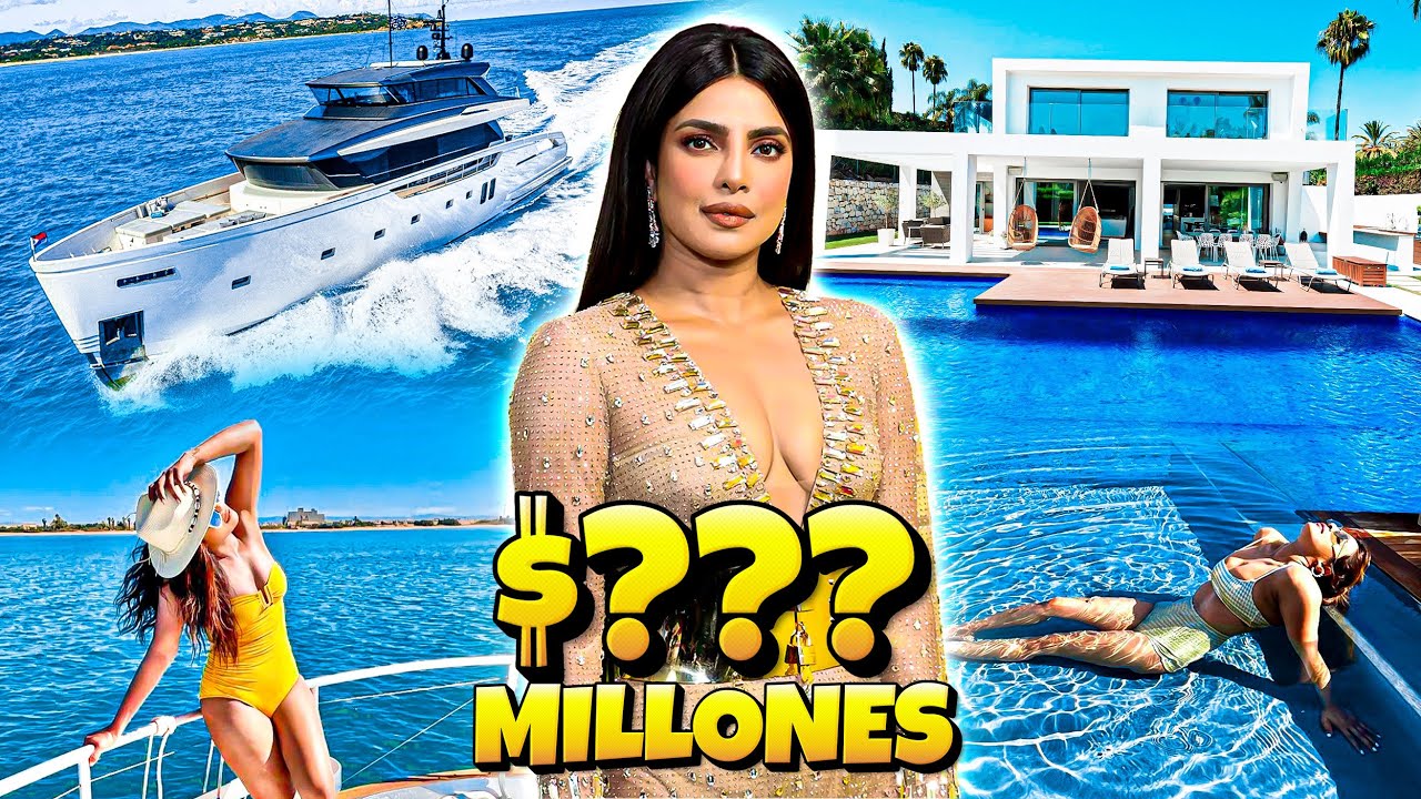 Así es la vida lujosa de Priyanka Chopra | Coches, Mansiones, Yates, Relojes, Fortuna...