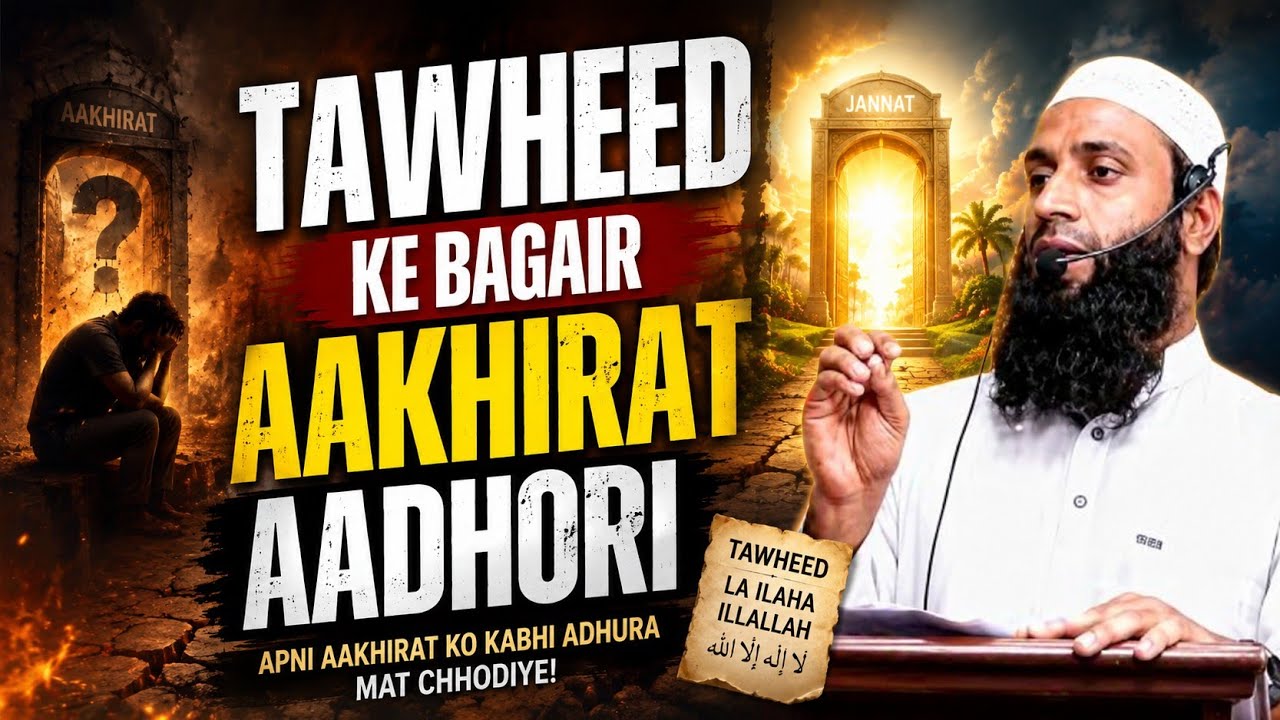 Tawheed Nahi To..TOH Zindagi Be-Maqsad |Tawheed Ke Bagair Aakhirat Aadhori|Shaikh Taj Uddin Falahi 