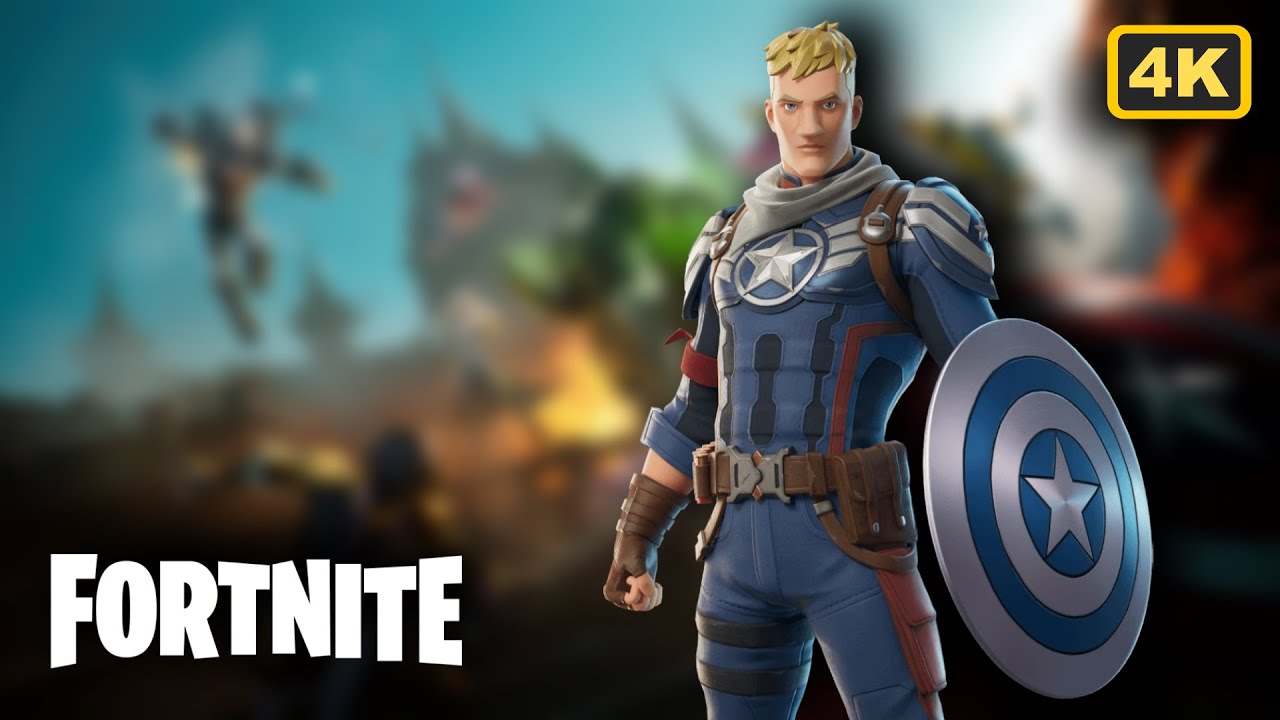 Fortnite - Captain Jones Gameplay (4K)