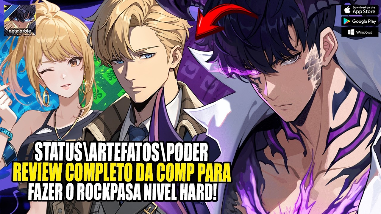 REVIEW DA MINHA COMP FULL PARA A OFICINA HARD - SUNG - TIME DE AGUA E VENTO - SOLO LEVELING ARISE