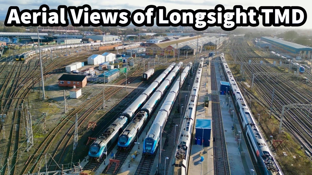Aerial Views of Longsight TMD - Manchester