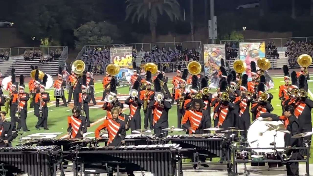 Riverside city college RCC Marching Tigers show Concrete jungle Oct 19 2024