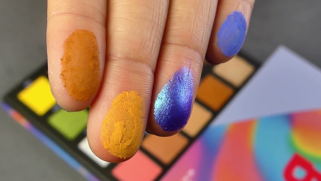 BEAUTY BAY  New Mood  Palette Swatches