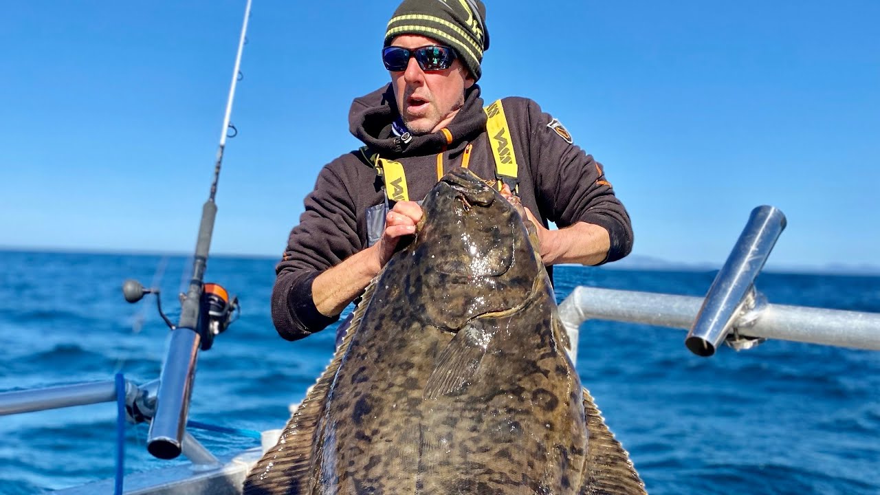 141cm / 77lb Halibut, Sandland Norway Jul-23  🇳🇴🎣
