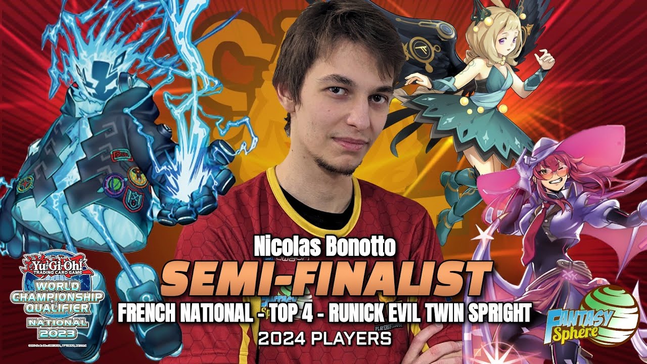 *TOP4* Yugioh - Runick Twin Spright - FRENCH NATIONAL 2023 - 2024 PLAYERS - FT. Nicolas Bonotto