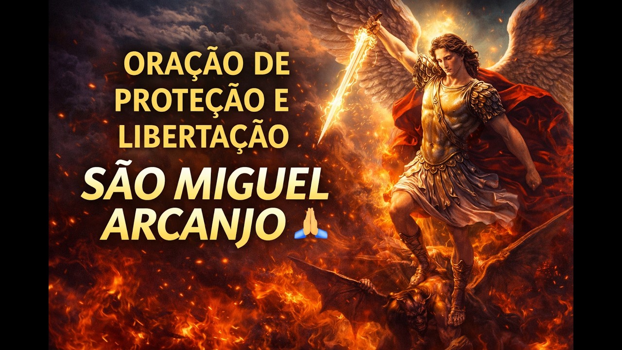 ORAÇÃO DE SÃO MIGUEL ARCANJO PARA PROTEÇÃO E LIBERTAÇÃO! 1 - HORA  DE ORAÇÃO.