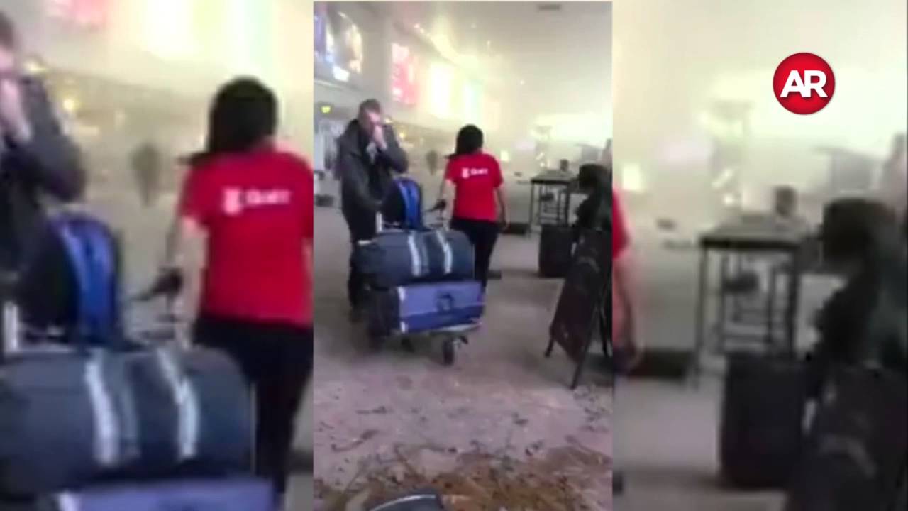 Periodista belga Steven Decraene grabó momentos despues de explosiones en aeropuerto