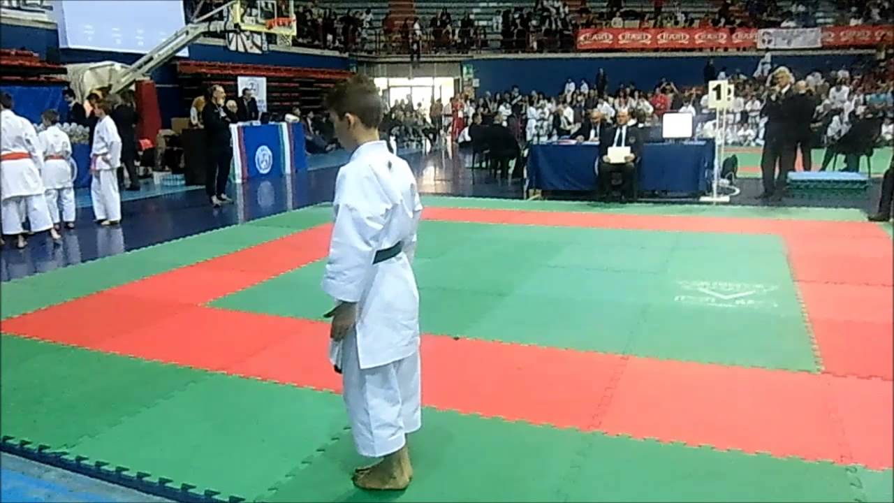 kata singolo cat  11 12 anni cintura verde campionati italiani 2016