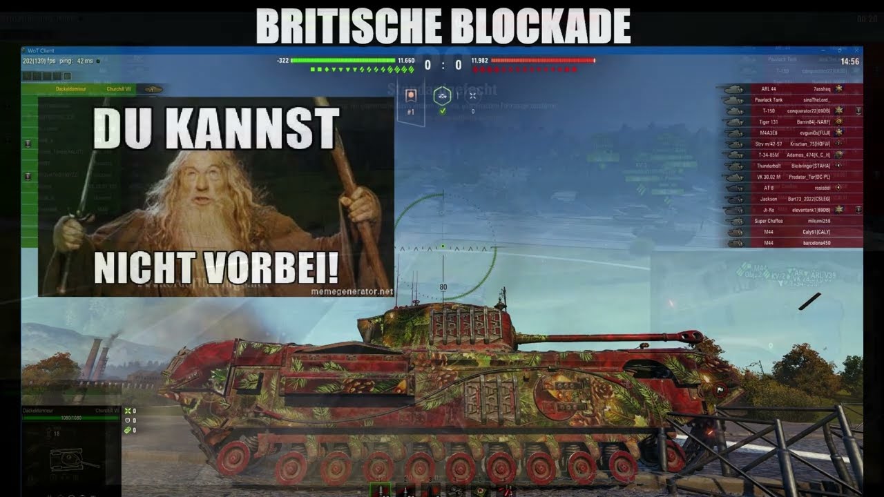 NoobKolchose#21 World of Tanks: Gandalf auf Speed - Churchill VII