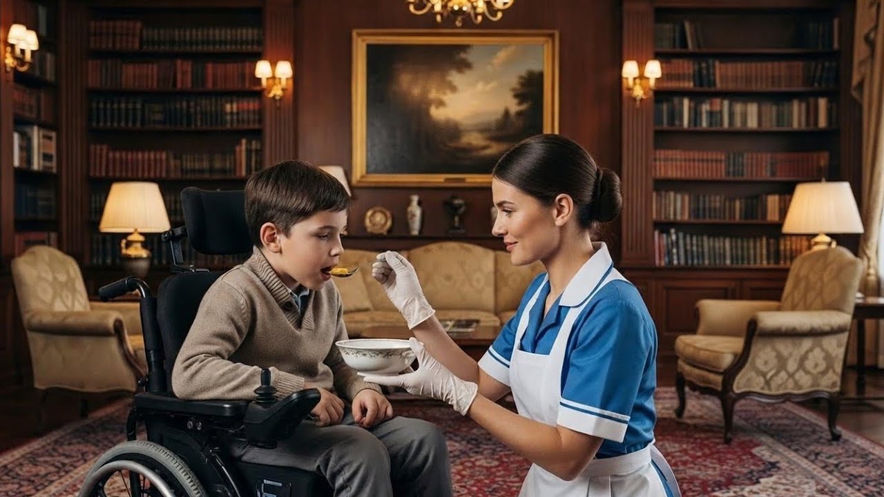NINGUÉM AJUDAVA O FILHO DO EMPRESÁRIO... ATÉ O DIA EM QUE ELE CHEGOU EM CASA E VIU A FAXINEIRA