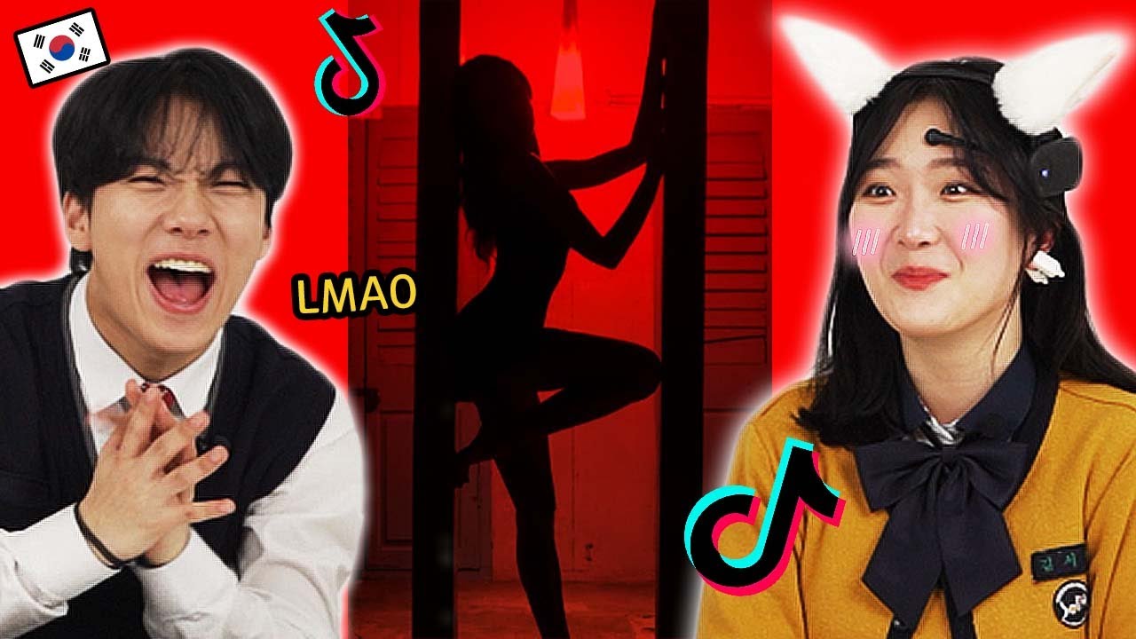 Korean Teenagers React To Silhouette Challenge TikTok!! (with special ears)