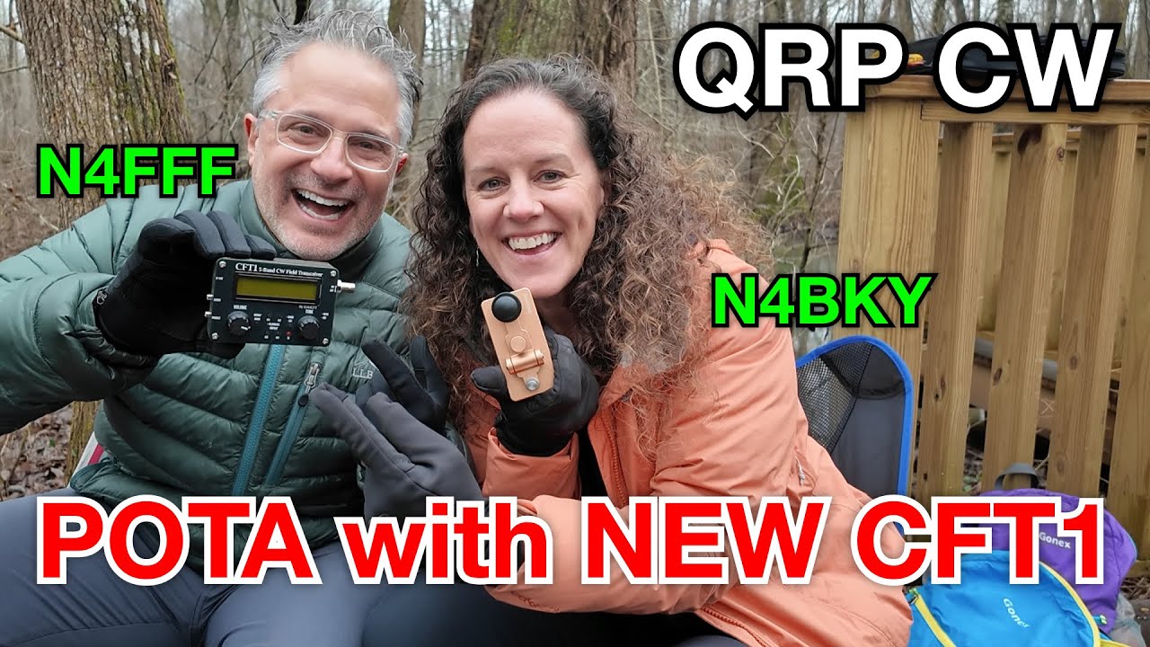 Активация QRP CW Straight Key POTA | *НОВИНКА* Мысли о трансивере CFT1 | 🐊 BeaverDam Creek