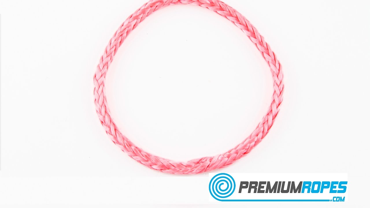 7.2.1 How to make a basic dyneema loop - from single braided rope