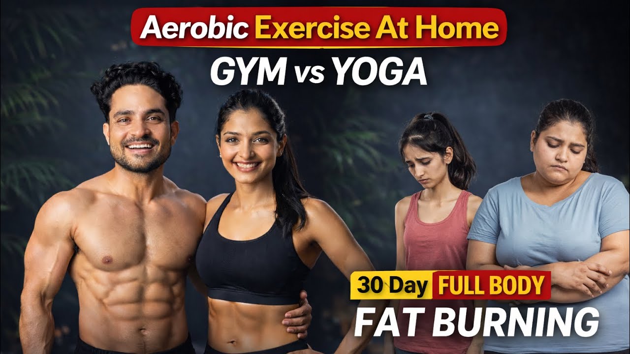 Aerobic Exercise At Home | Krishna Srivastava | Gym vs Yoga | Which is Best for Weight Loss #gym