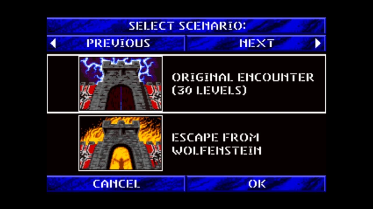 Wolfenstein 3D Panasonic 3DO playthrough - Original Encounter levels 1-1, 1-2, 1-3