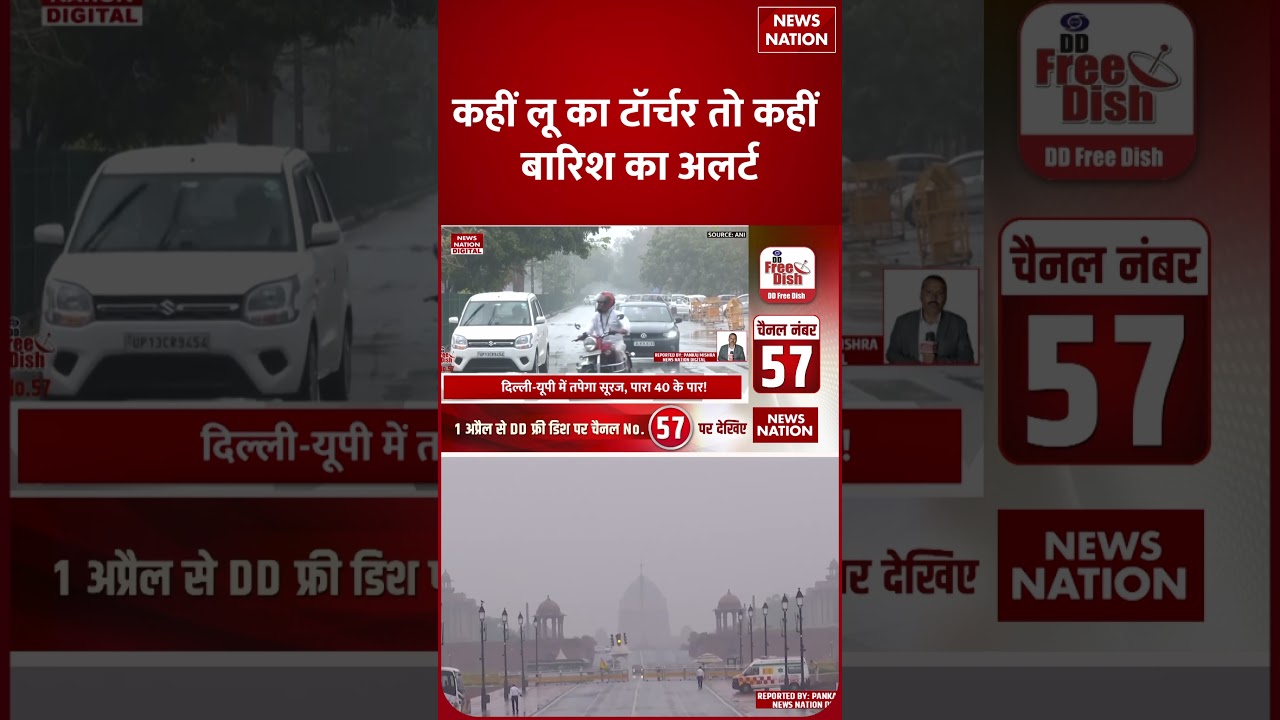 Weather Forecast: मचेगा Mausam का तांडव, Delhi -UP में Mercury 40&deg;C के पार! | IMD Alert | Shorts