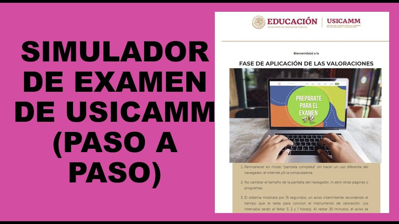 Soy Docente: SIMULADOR USICAMM 2021
