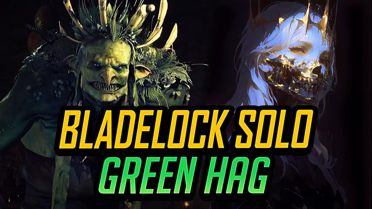 Baldur's Gate 3: Bladelock solo Green Hag | Honour Mode