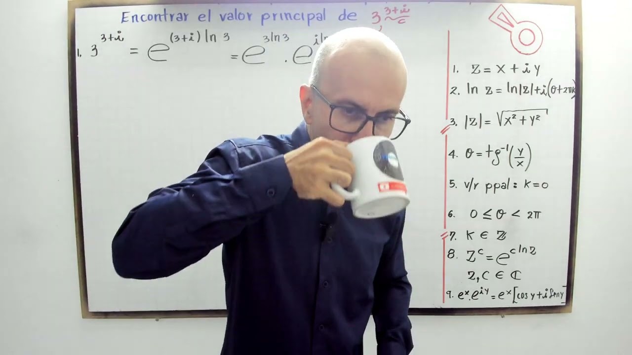 Encontrar el valor principal del complejo Z exp C.