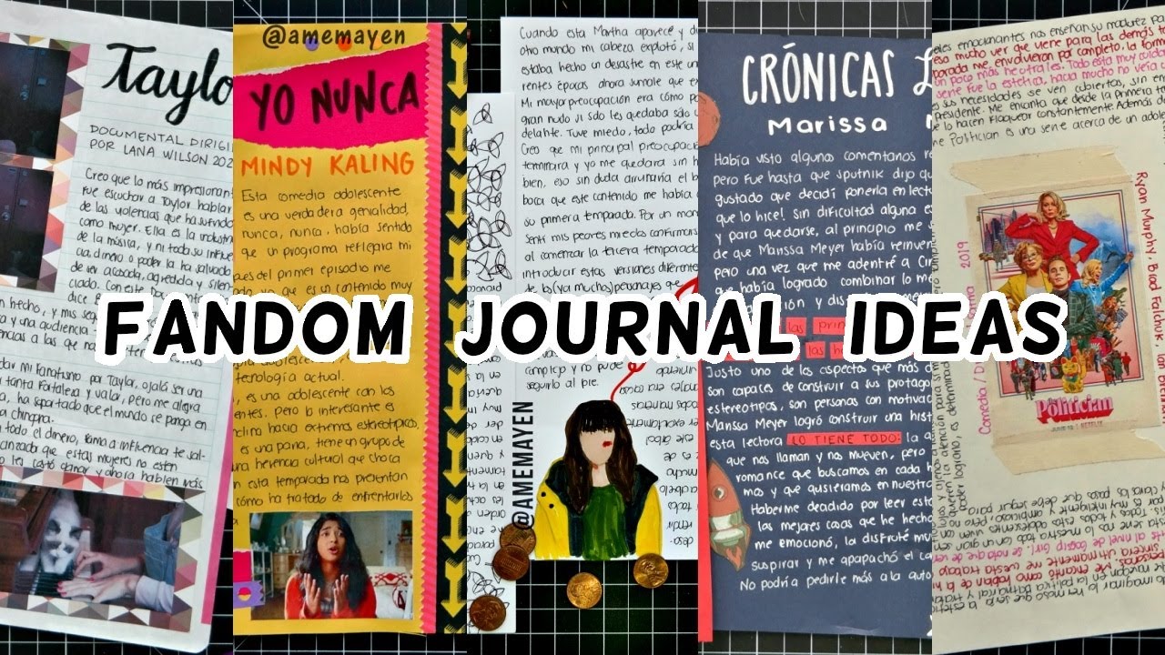 journaling - fandom journal ideas | amellali's journal